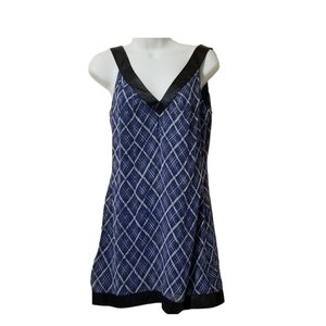 Guess Blue and Black Mini Dress